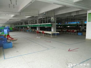 横岗 荷坳花园式厂房3楼整层2500平方精装修厂出租
